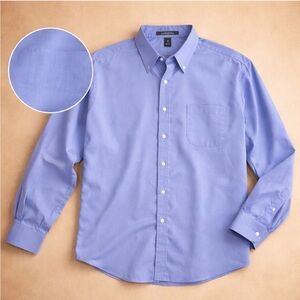 Croft & Barrow Non-Iron Light Blue Dress Shirt 17.5 36